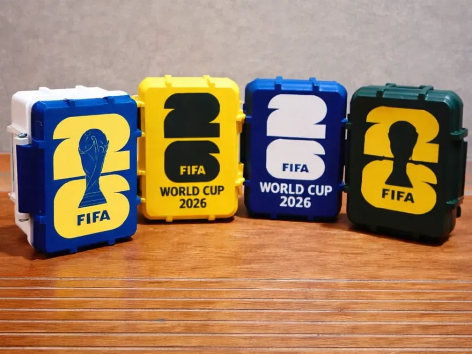 Portaetiquetas de la Copa del Mundo para impresión 3D, vista 1