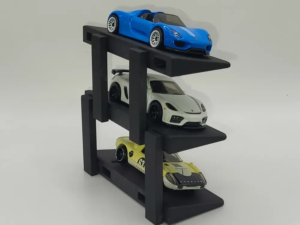 Soporte de exhibición de coche modelo fundido a presión 1 · 64 para impresión 3D, vista 2