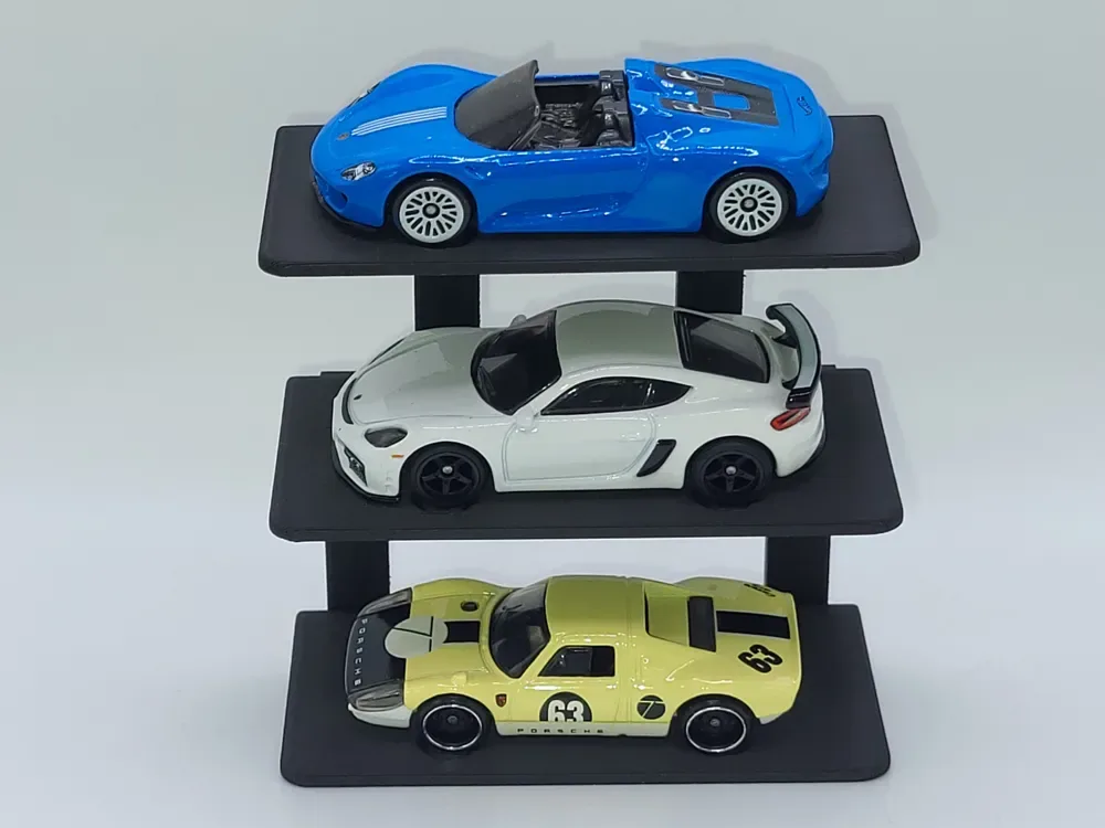 Soporte de exhibición de coche modelo fundido a presión 1 · 64 para impresión 3D, vista 3