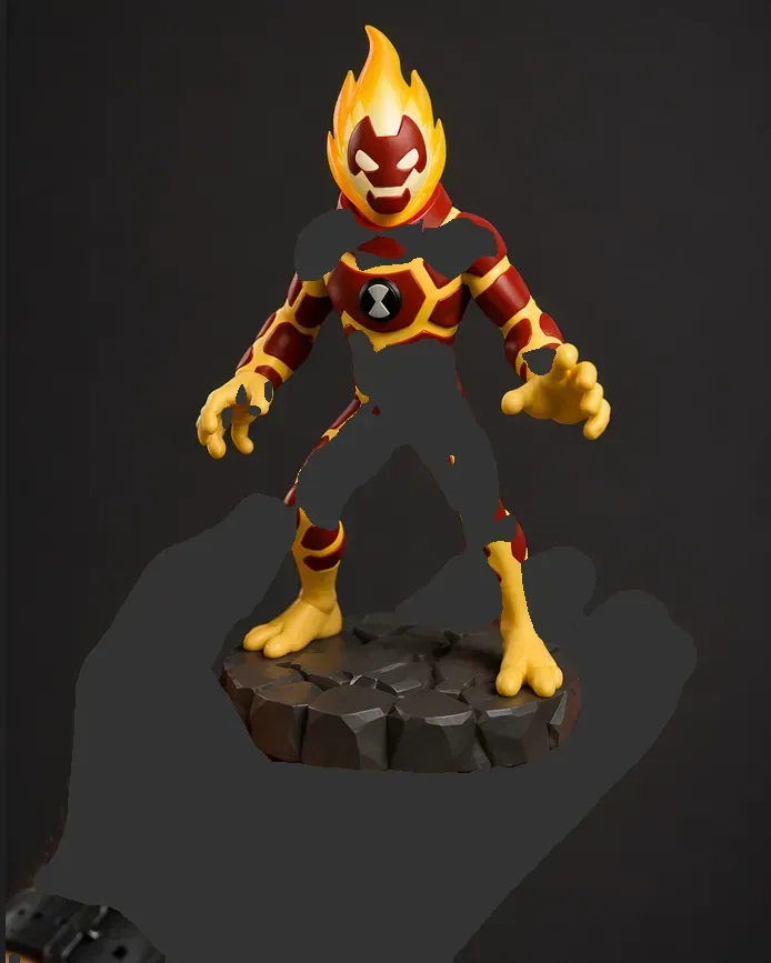 Explosión de calor (Ben 10) - Modelo 3D, vista 3