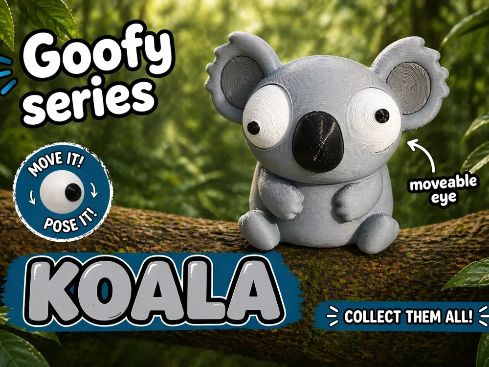Serie Goofy – KOALA Ojos Móviles NOAMS, vista 1