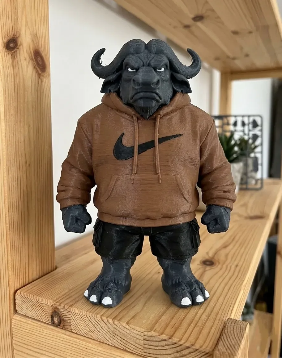 Urban Grumpy Buffalo Gimnasio Motivador Escritorio Juguete Oficina, vista 3