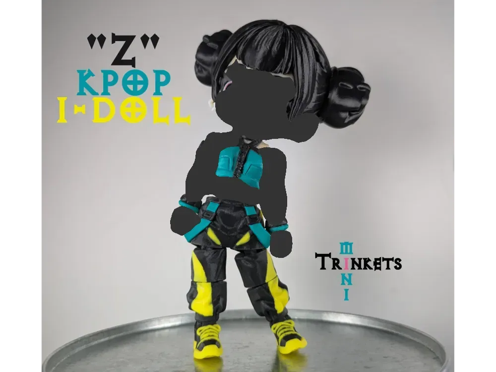 "Z" Chibi Kpop I-Doll Flexi (Muñeca inspirada en Zoey), vista 1