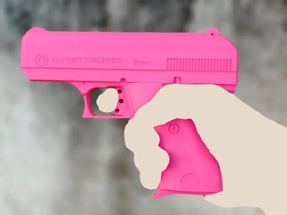 Pistola de juguete Hi-Point C9 (de una sola pieza, sin estructura), vista 3