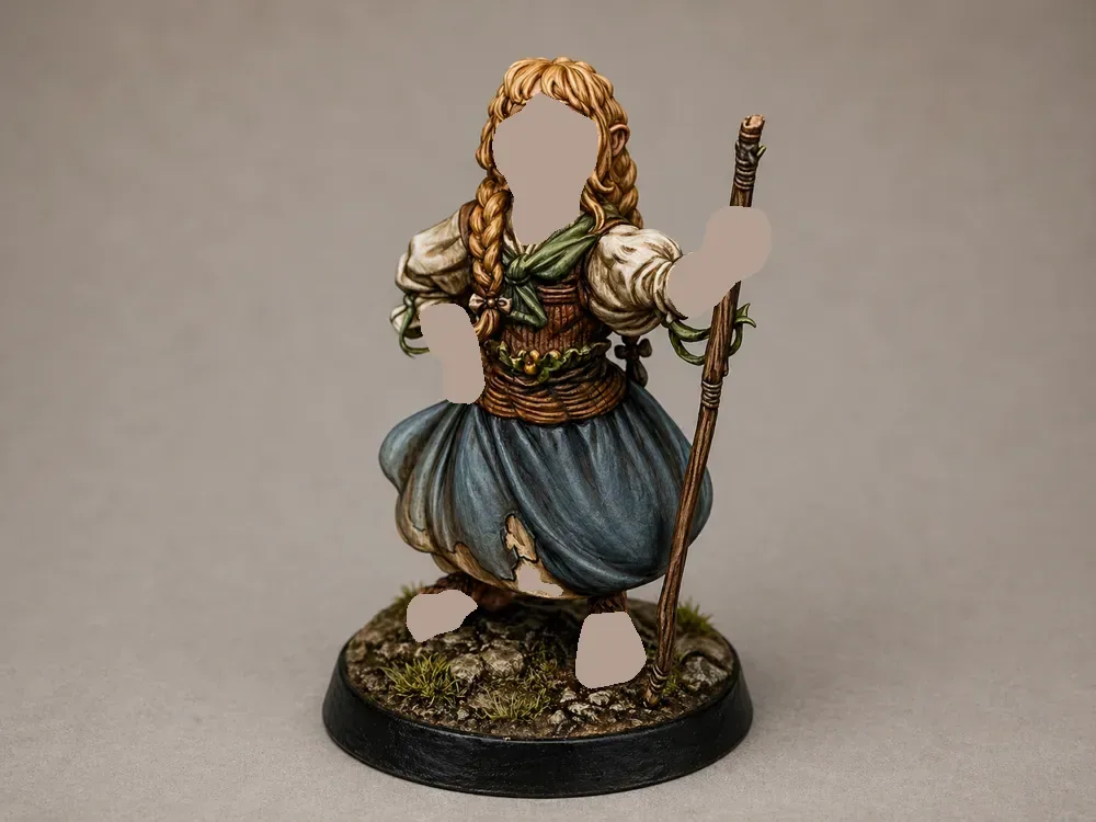 Esmeralda tomó – Miniatura hobbit para El anillo único, vista 1