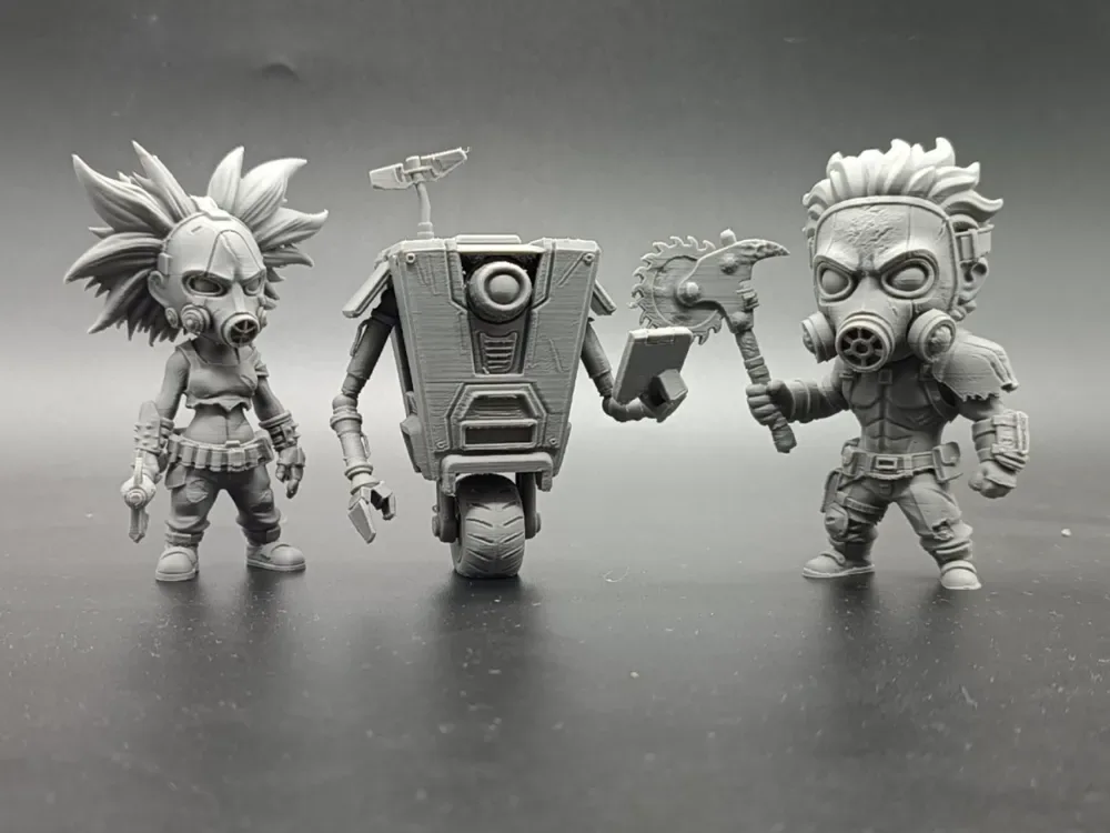 Borderlands Chibi Trio - Krieg - Claptrap - Psicosis, vista 1
