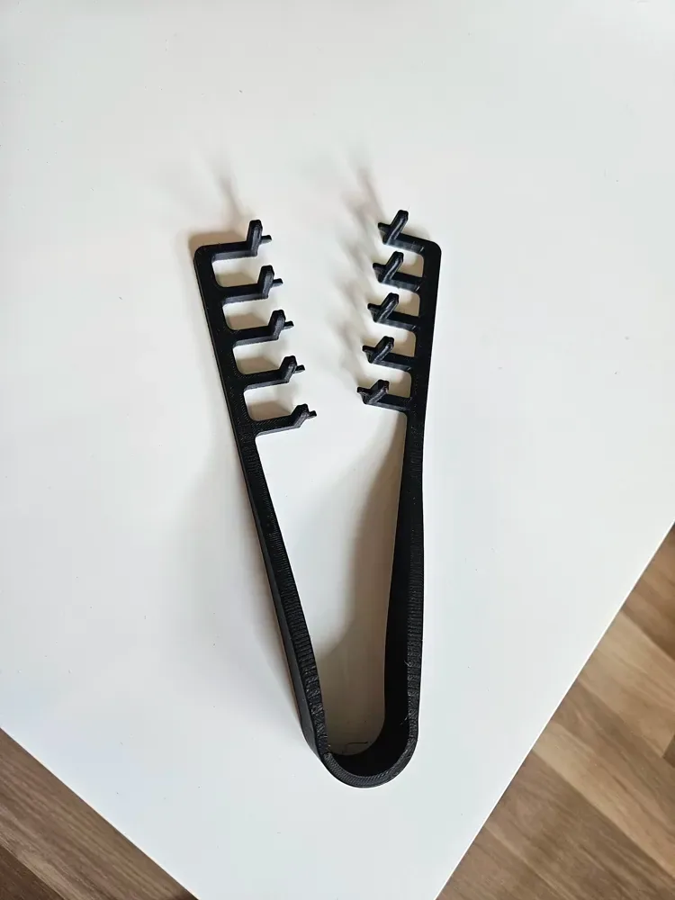 Pinza para el cabello- Peine con textura ondulada esponjosa- sin soporte, vista 3