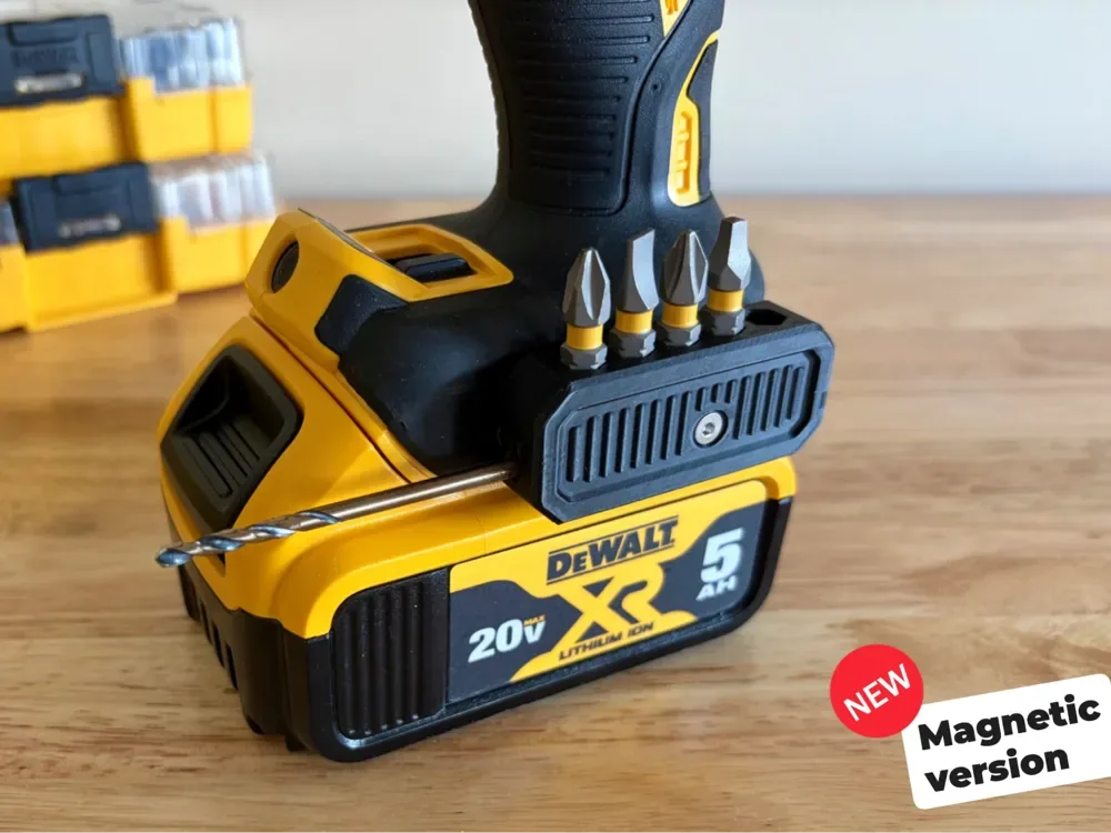Portabrocas DeWalt | Almacenamiento de brocas de montaje lateral, vista 1