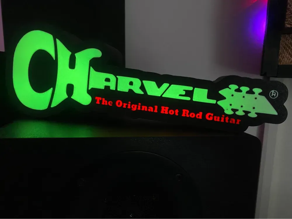 Caja de luz para guitarra Charvel, vista 1