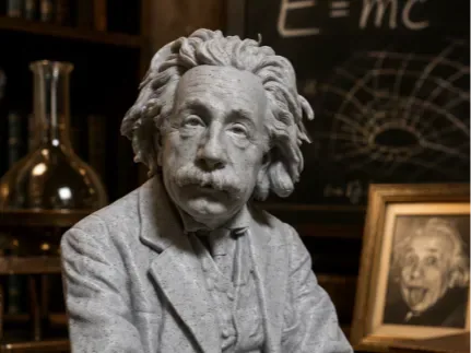 Albert Einstein: un genio en tu escritorio, vista 1