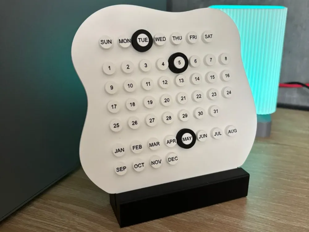 Calendario de escritorio perpetuo - Calendario infinito, vista 1