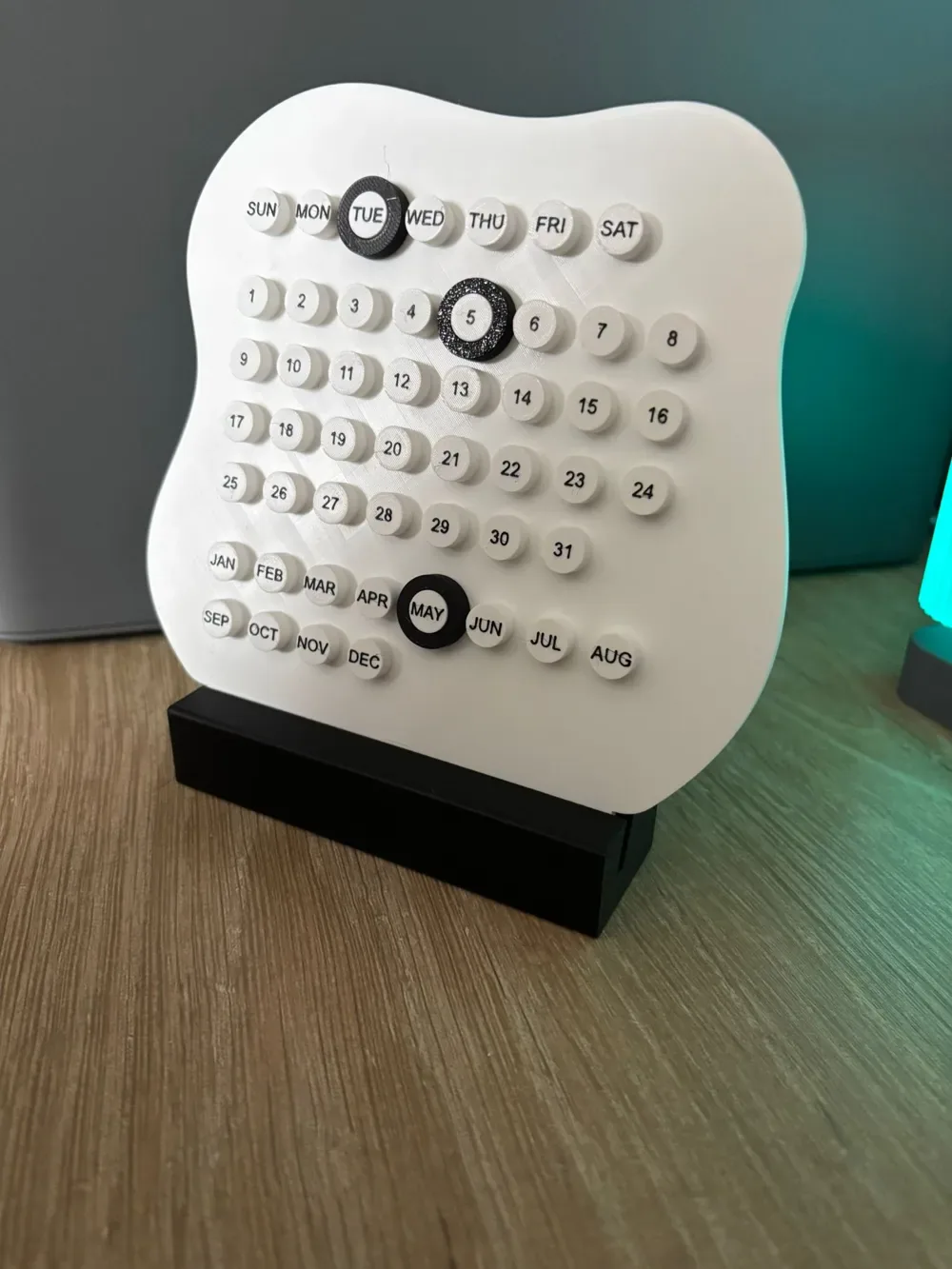 Calendario de escritorio perpetuo - Calendario infinito, vista 3