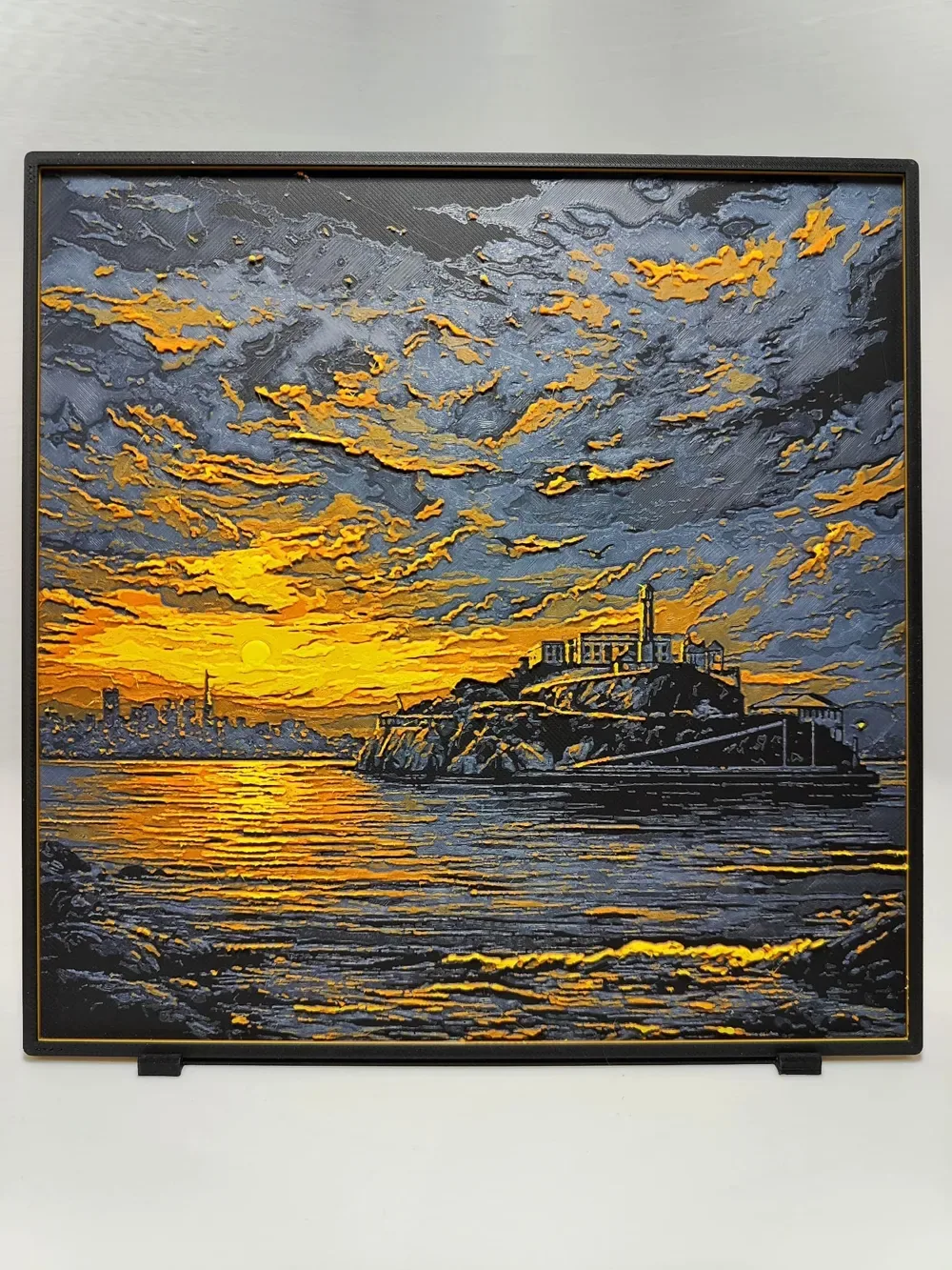 Puesta de sol en la isla de Alcatraz - Hueforge, vista 2