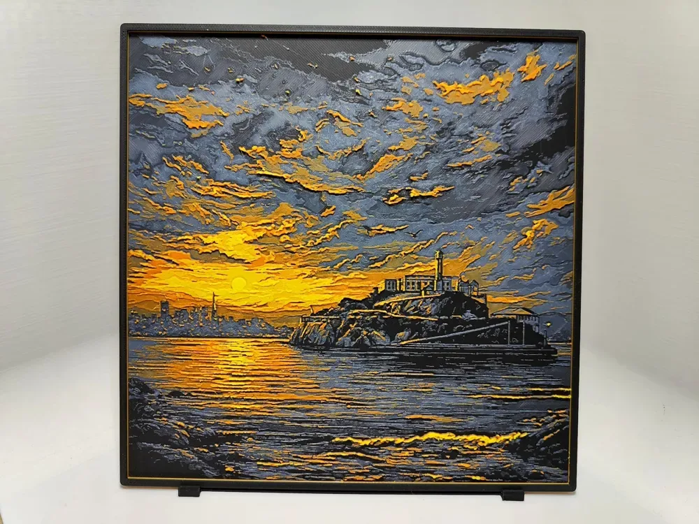 Puesta de sol en la isla de Alcatraz - Hueforge, vista 3