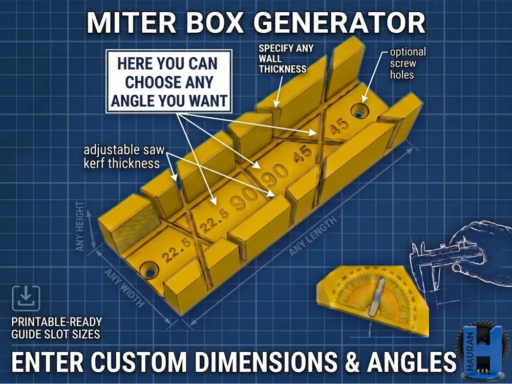 Generador de cajas de ingletes paramétricos definitivo, vista 1