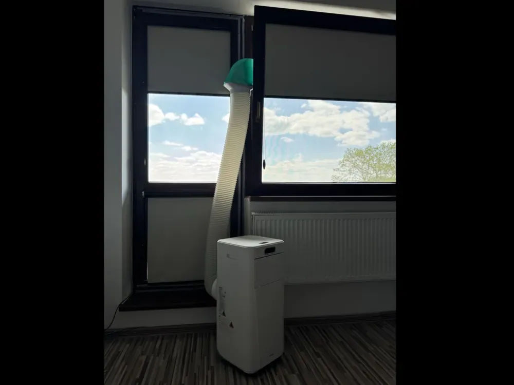 Adaptador de ventilación de ventana de 90° para aire acondicionado portátil, vista 1