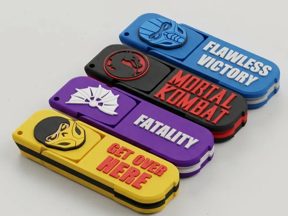 Llavero con soporte para teléfono Mortal Kombat, vista 1