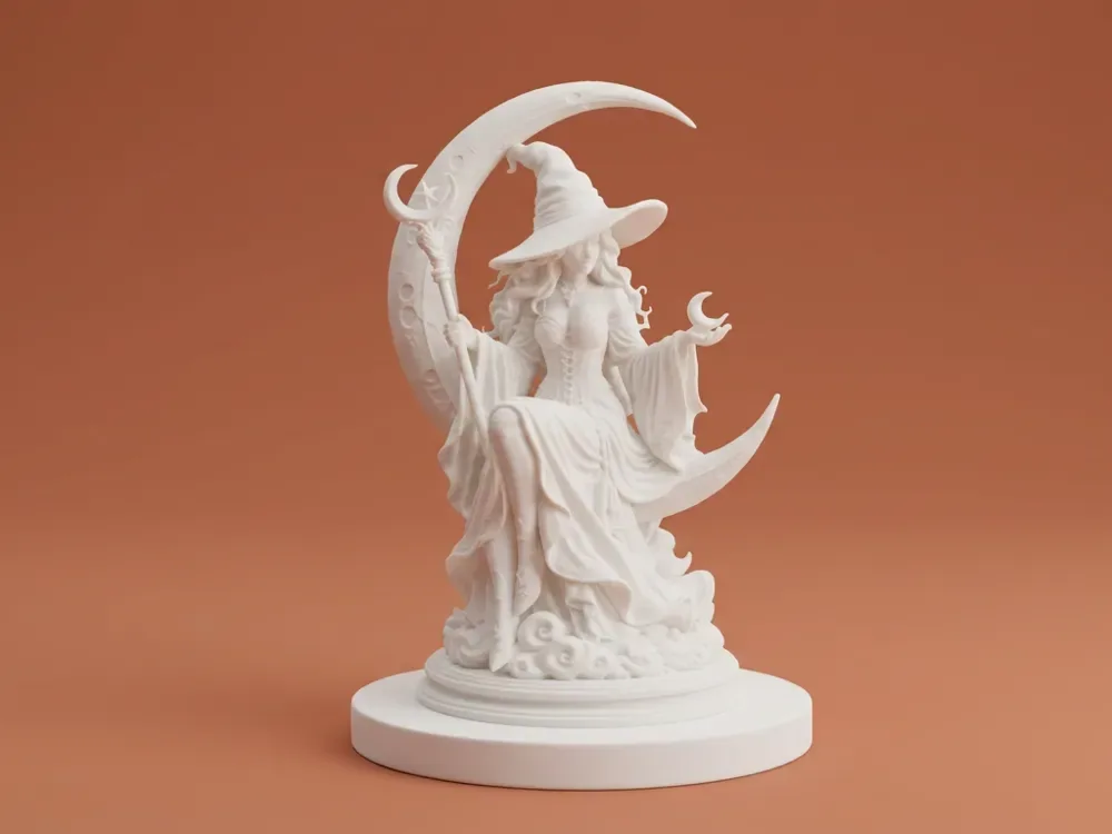 Bruja Luna – Figura Fantasía Creciente, vista 1