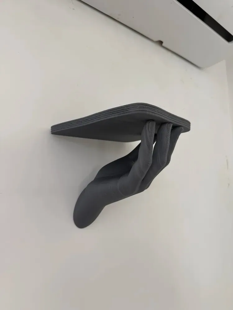 Estante de mano realista, vista 3