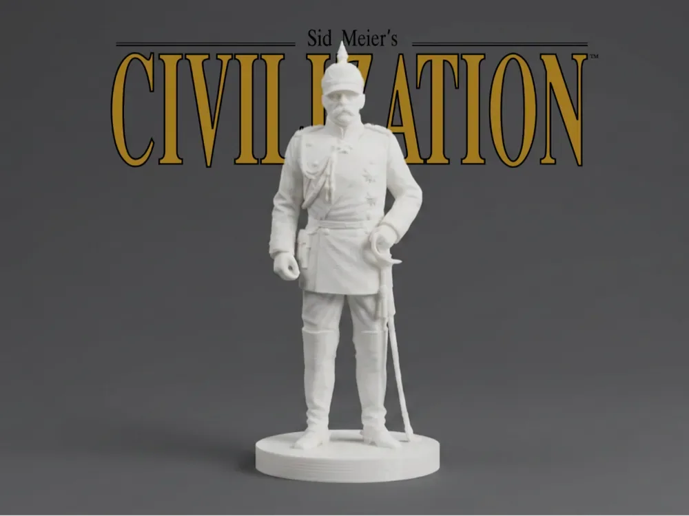 Otto von Bismarck – Figura de estadista histórico, vista 1