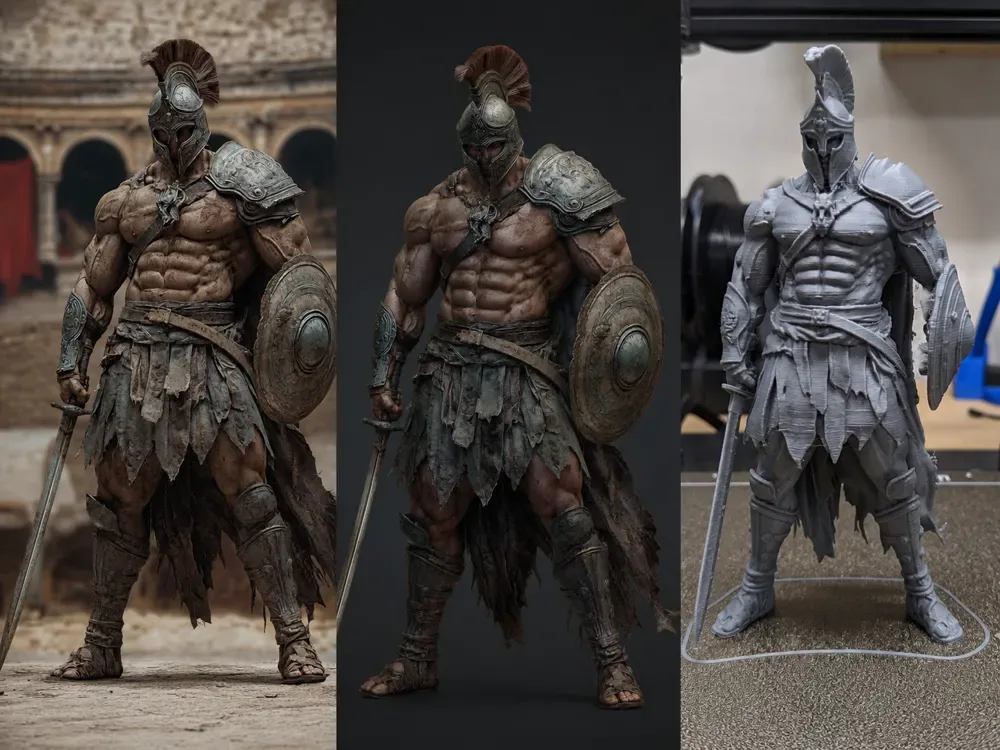 Gladiador del Olimpo, vista 1
