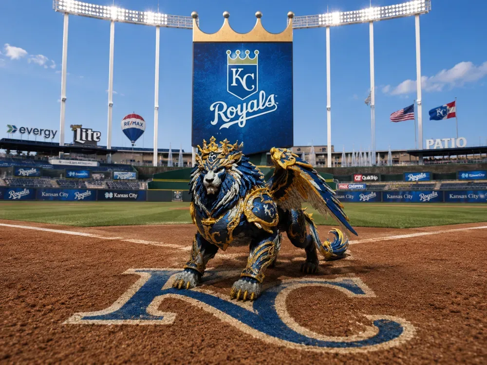 MLB - Escultura de los Kansas City Royals, vista 2