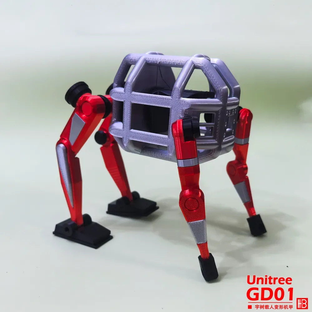 Mecha transformadora tripulada Unitree GD01, vista 2