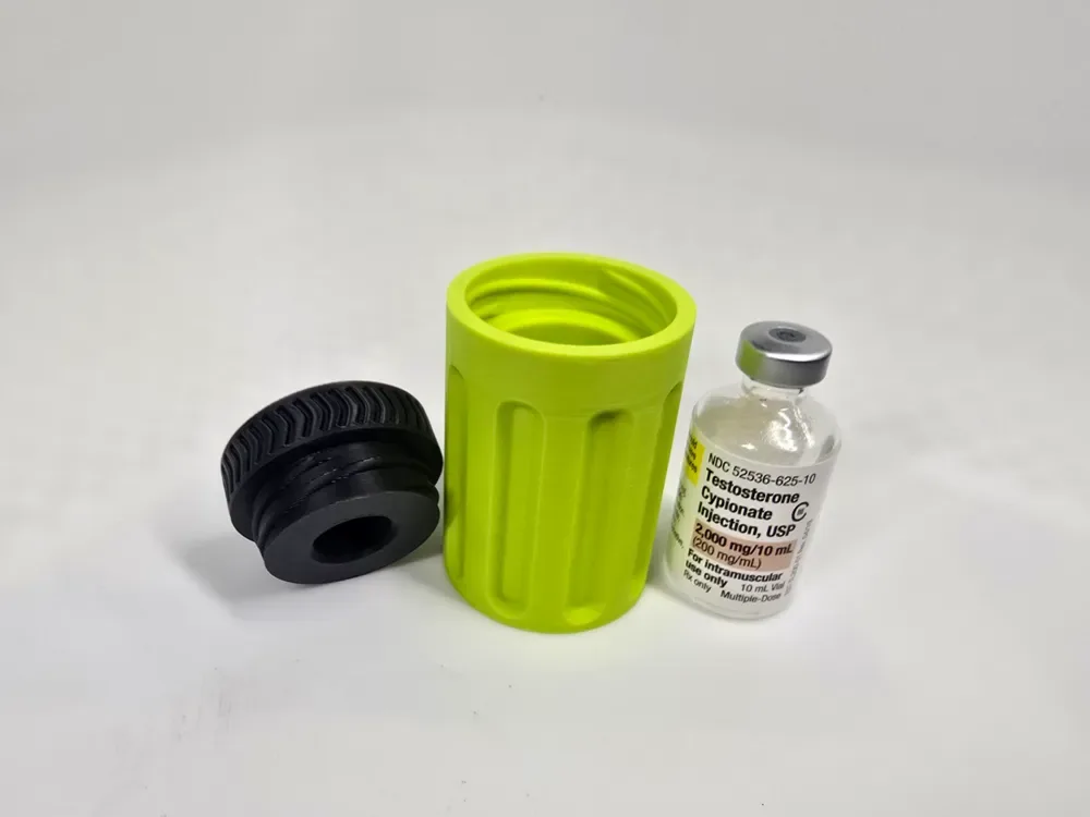 Soporte para vial de testosterona individual de 10 ml, vista 1