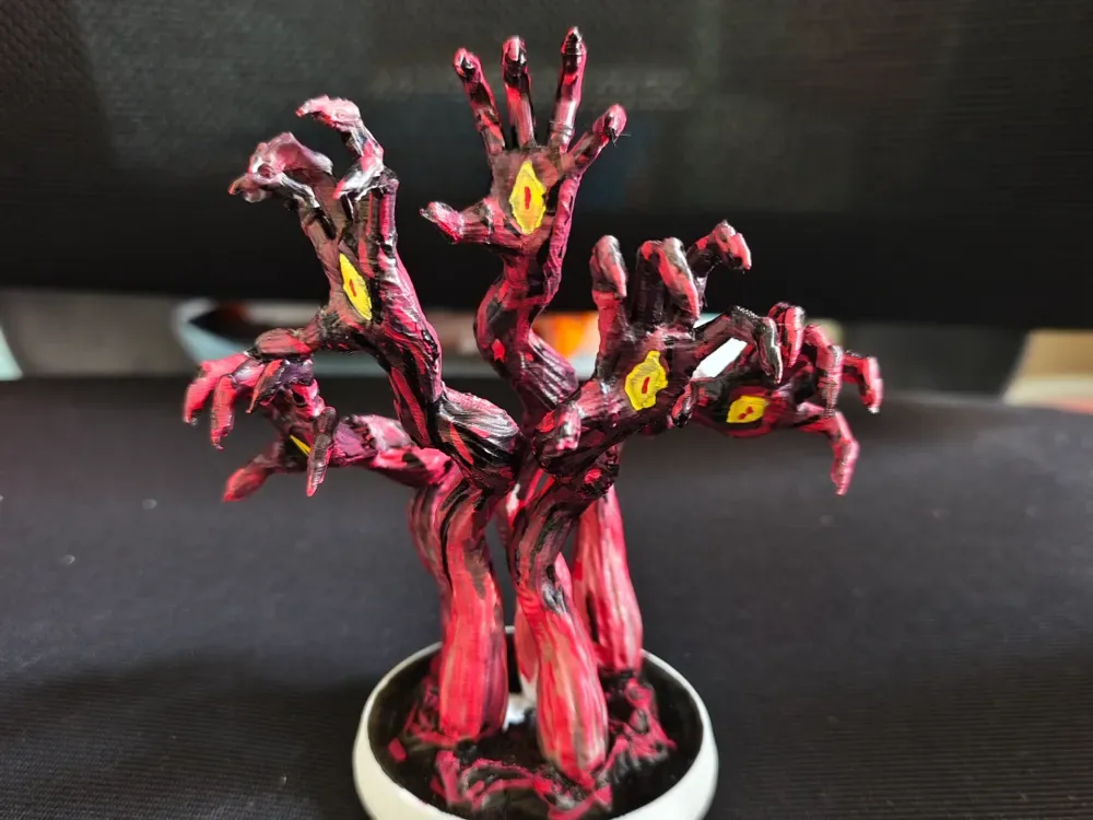 The Legend of Zelda: Tears of the Kingdom: Gloom Spawn, modelo monocromático, vista 1