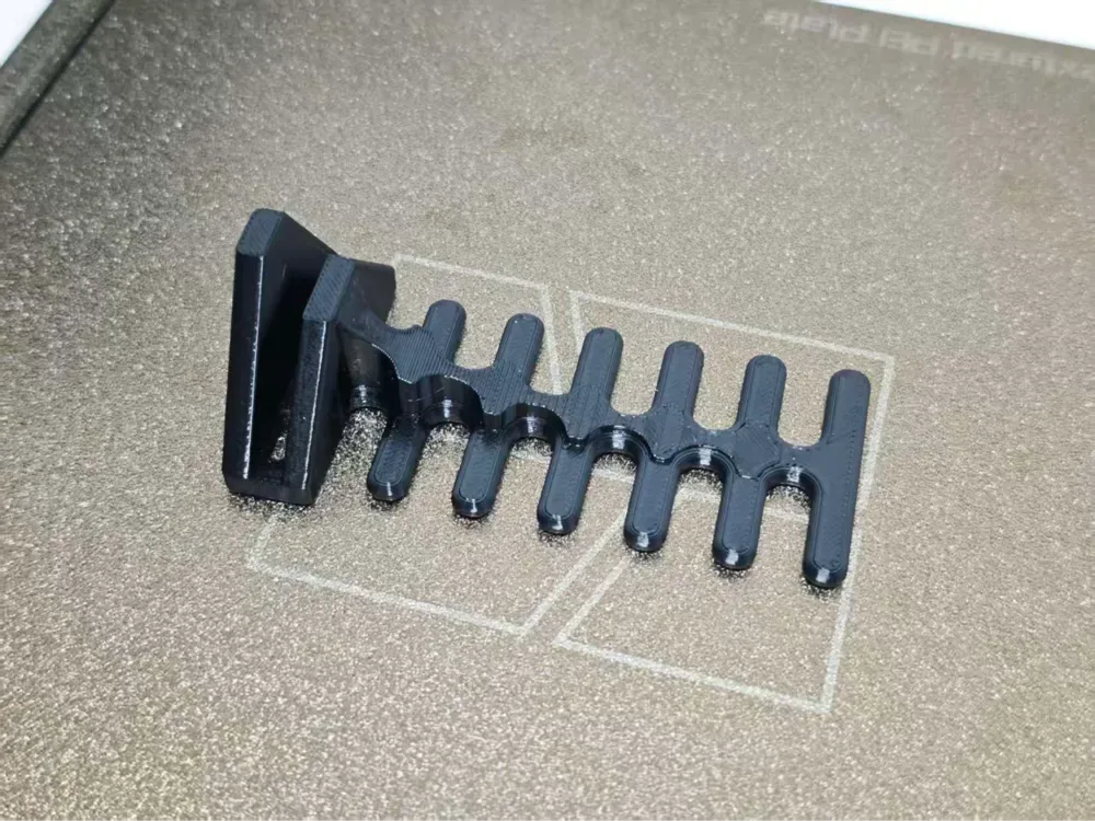 Portaherramientas para acuario de espina de pescado para impresión 3D, vista 1