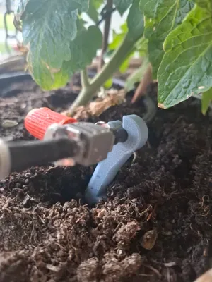 Clavija para tubo de Ø6 mm (Gardena) – Antideslizante para impresión 3D, vista 2