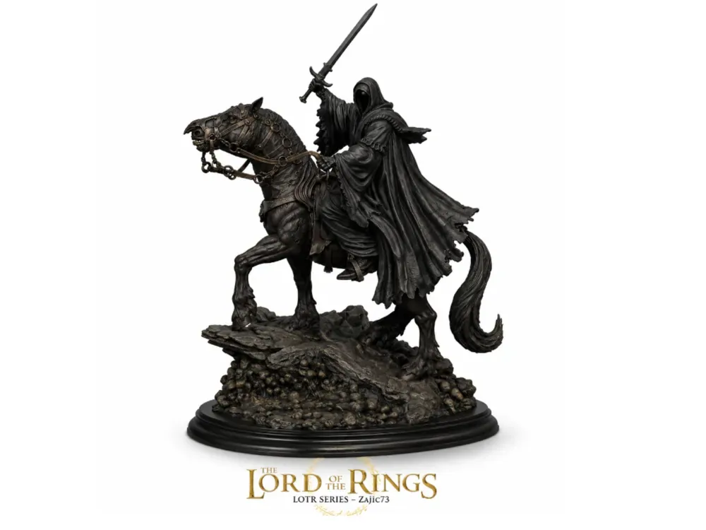 Nazgul a caballo (El señor de los anillos - LOTR), vista 1