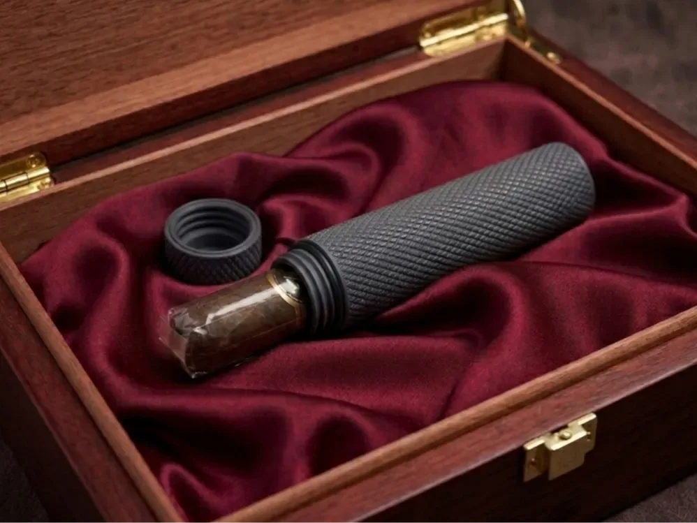 Tubo/estuche para cigarros resistente con sello hermético de TPU, vista 1