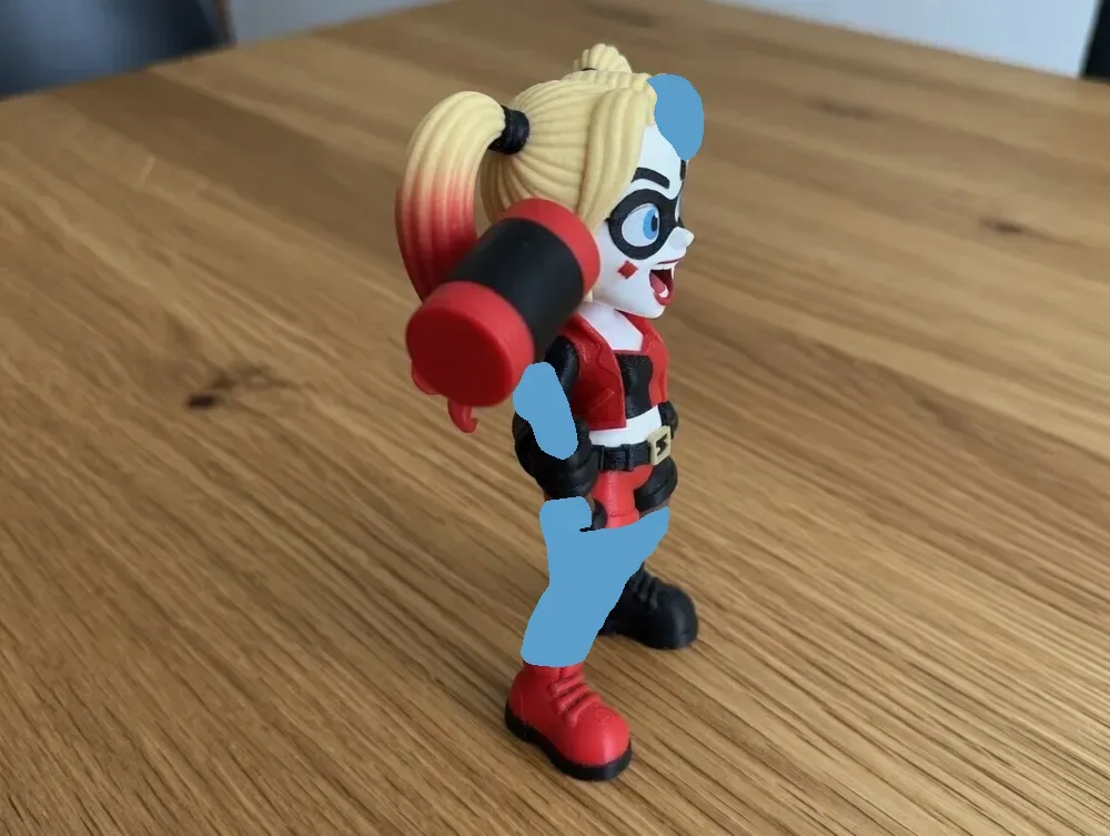 Mini figura de Harley Quinn | corriente continua, vista 2