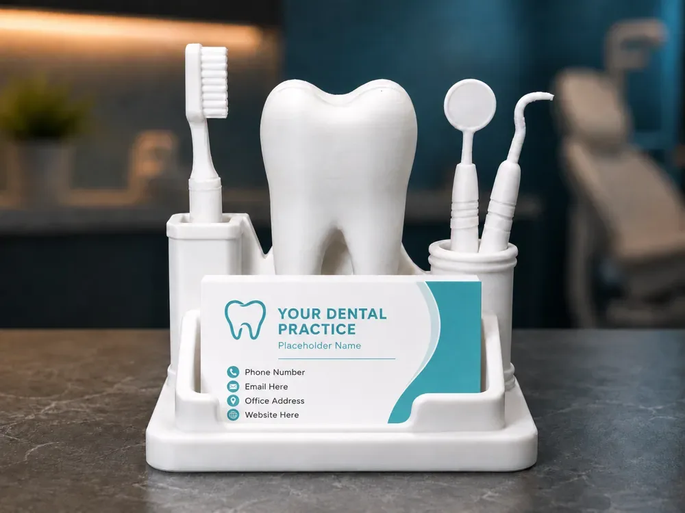 Titular de la tarjeta de visita del dentista - Organizador de dientes, vista 1