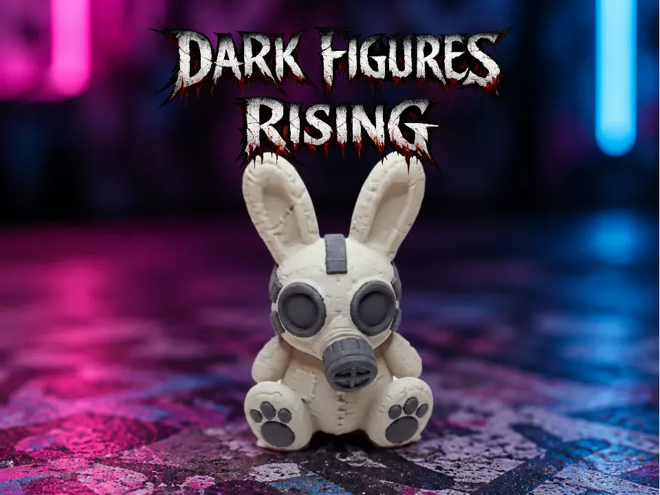 Figura de mascota post-apocalíptica del conejo "Rostohr", vista 1