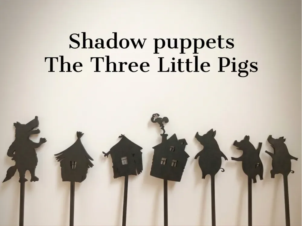Marionetas de Sombras - Los Tres Cerditos, vista 1