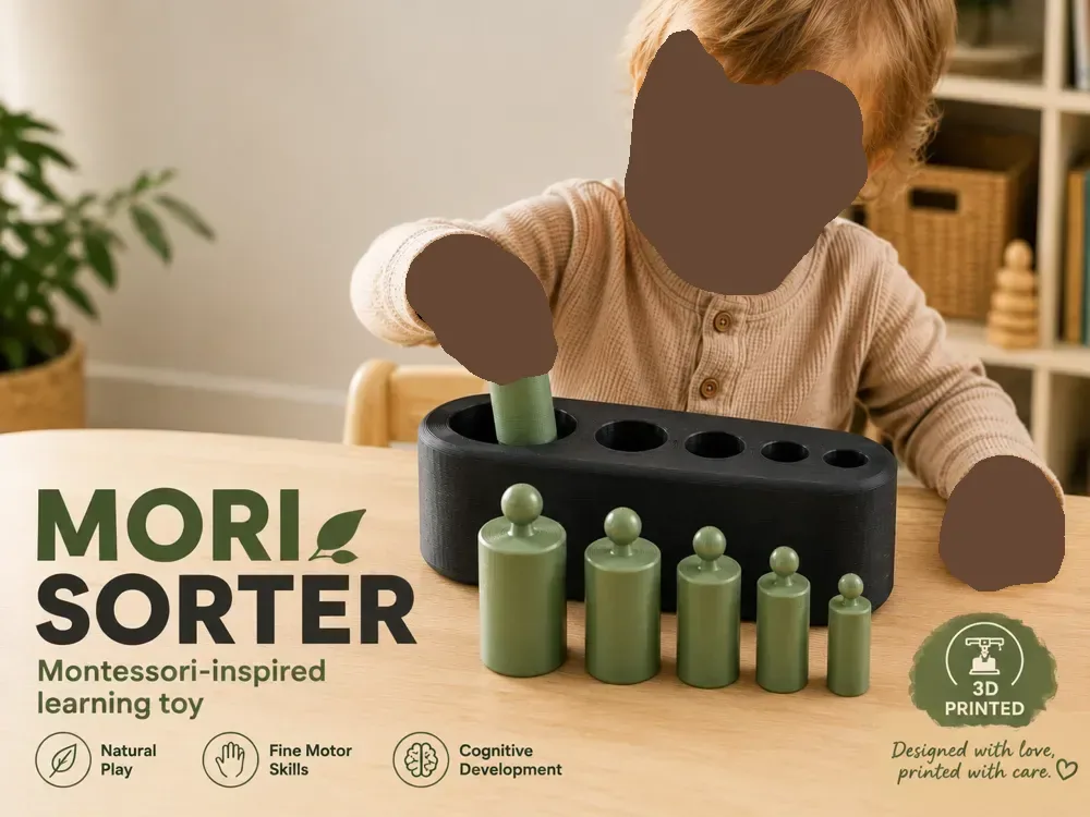 Mori Sorter: juguete de aprendizaje inspirado en Montessori, vista 1