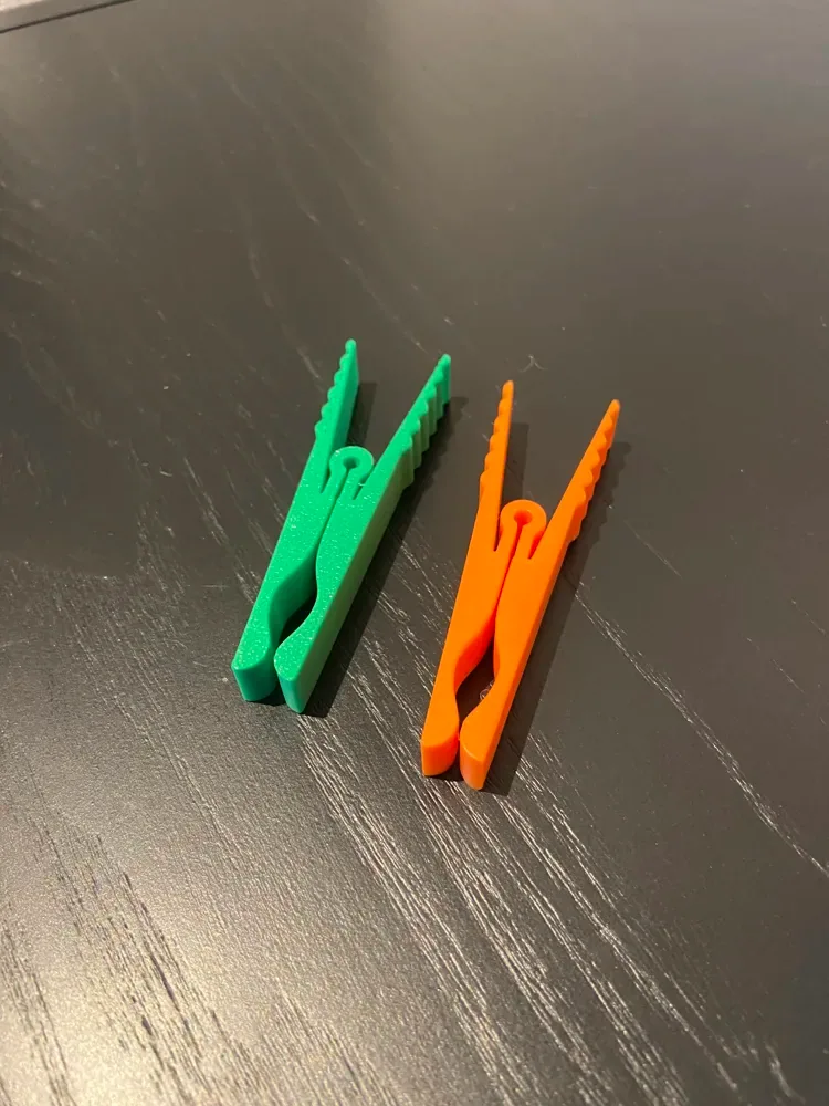 Pinza para la ropa (solo impresión 3D), vista 2