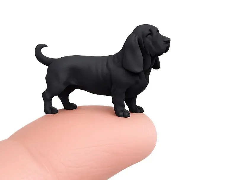Miniaturas de perros de 30 mm - #23 Basset Hound, vista 1