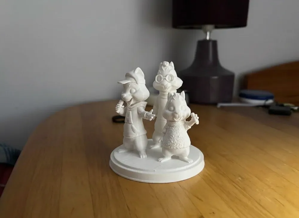Set de figuras de Alvin y las Ardillas, vista 2