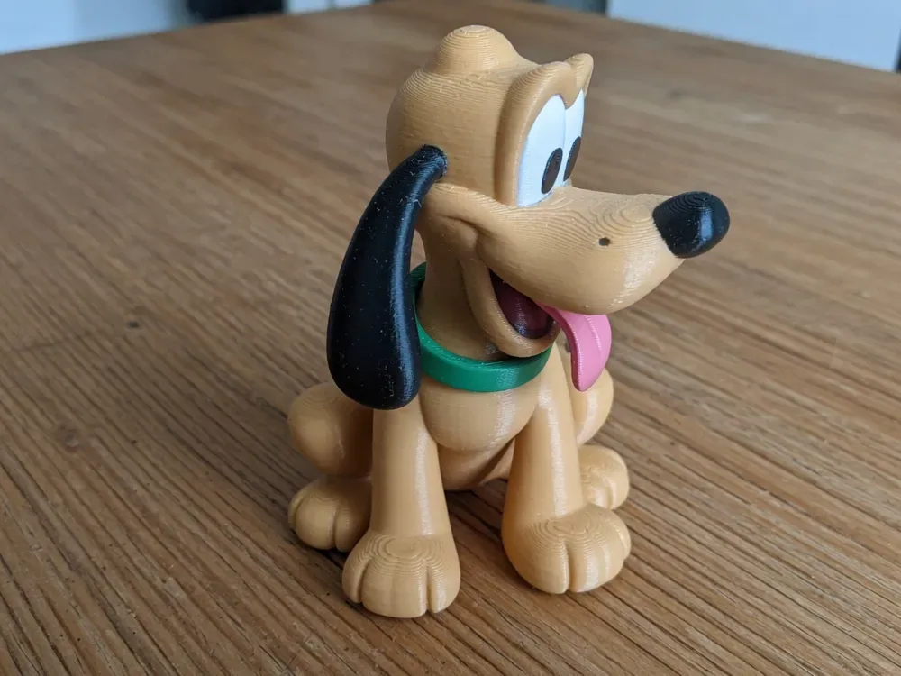 Mini figura Plutón sentado | disney, vista 1