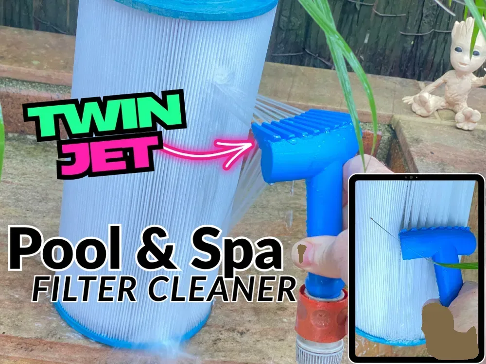 Accesorio de boquilla de chorro para limpieza de filtros de piscinas y spas, vista 1
