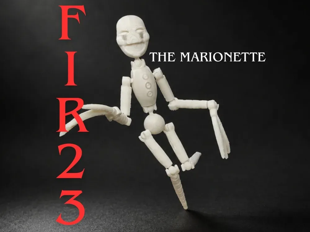 Marioneta articulada de FNAF, vista 1