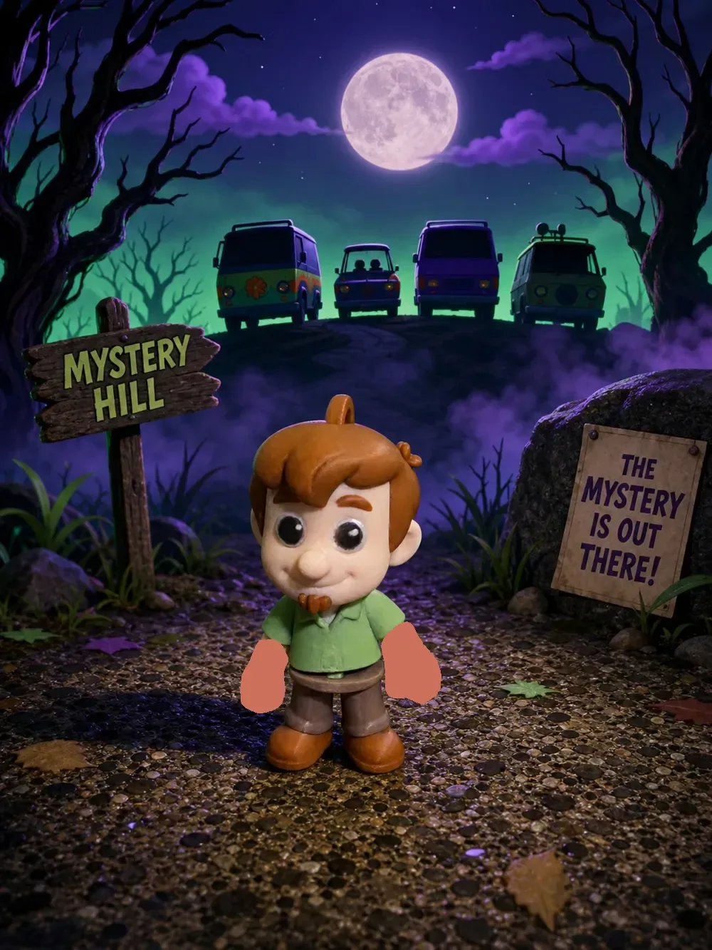 Scooby Doo peludo, vista 2