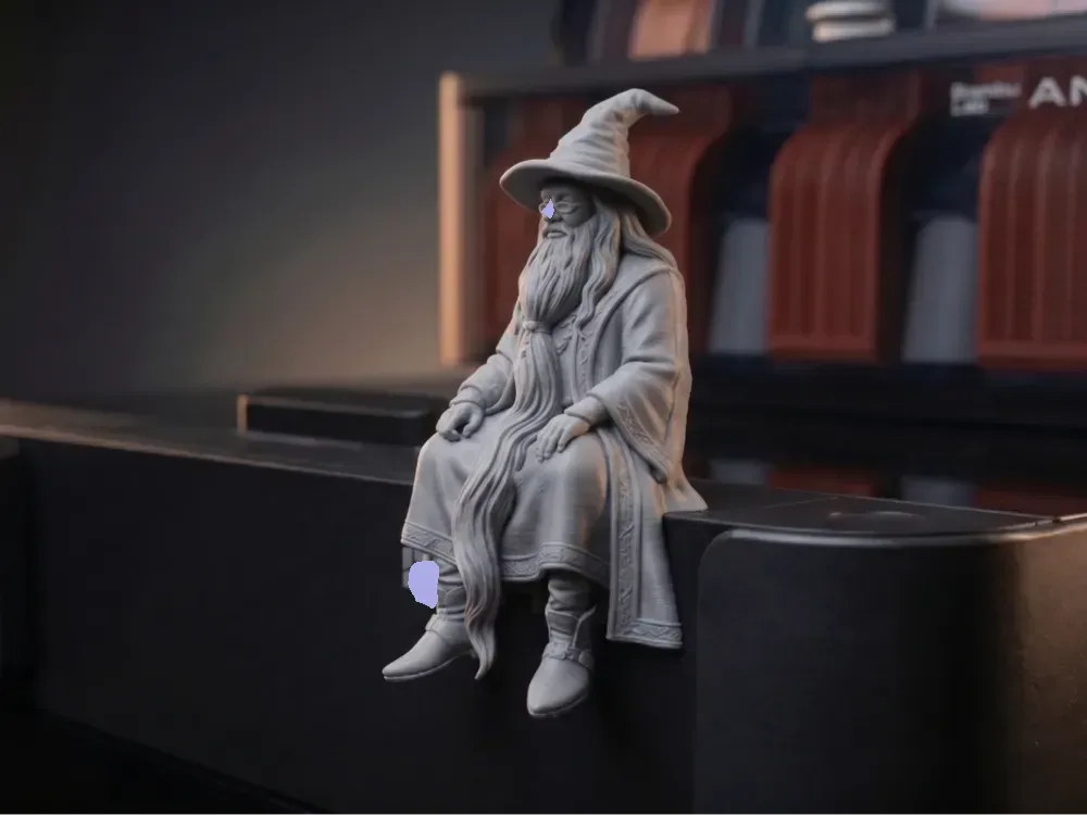 Albus Dumbledore - Figura de niñera de estantería, vista 1