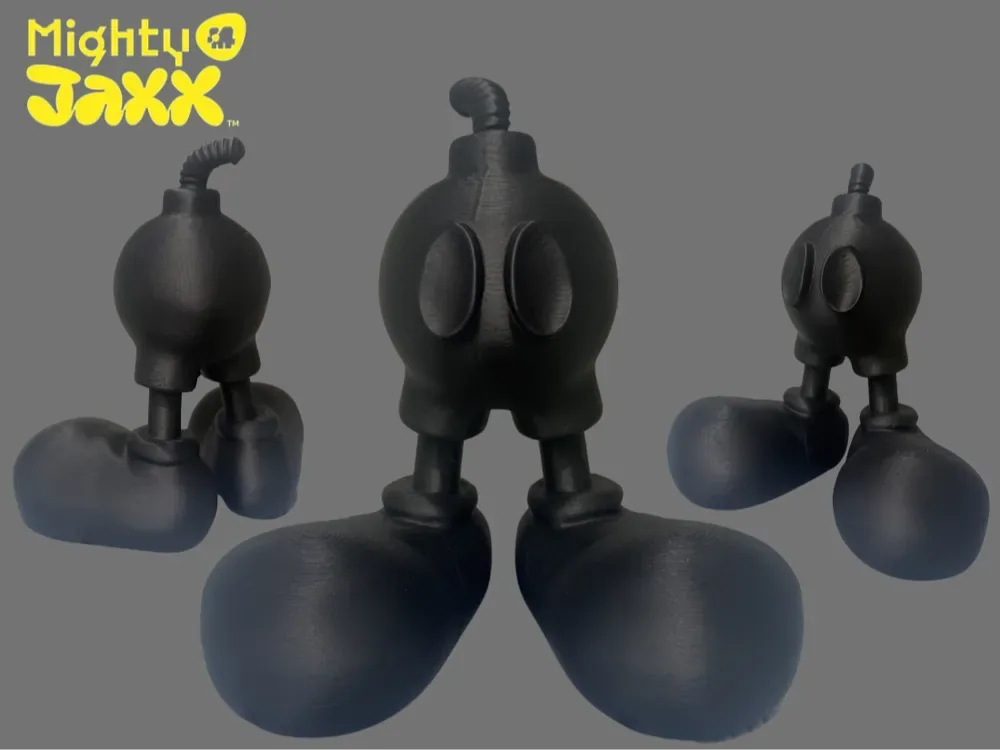 Modelo de figura Mighty Jaxx Friendly Fire de impresión rápida, vista 1