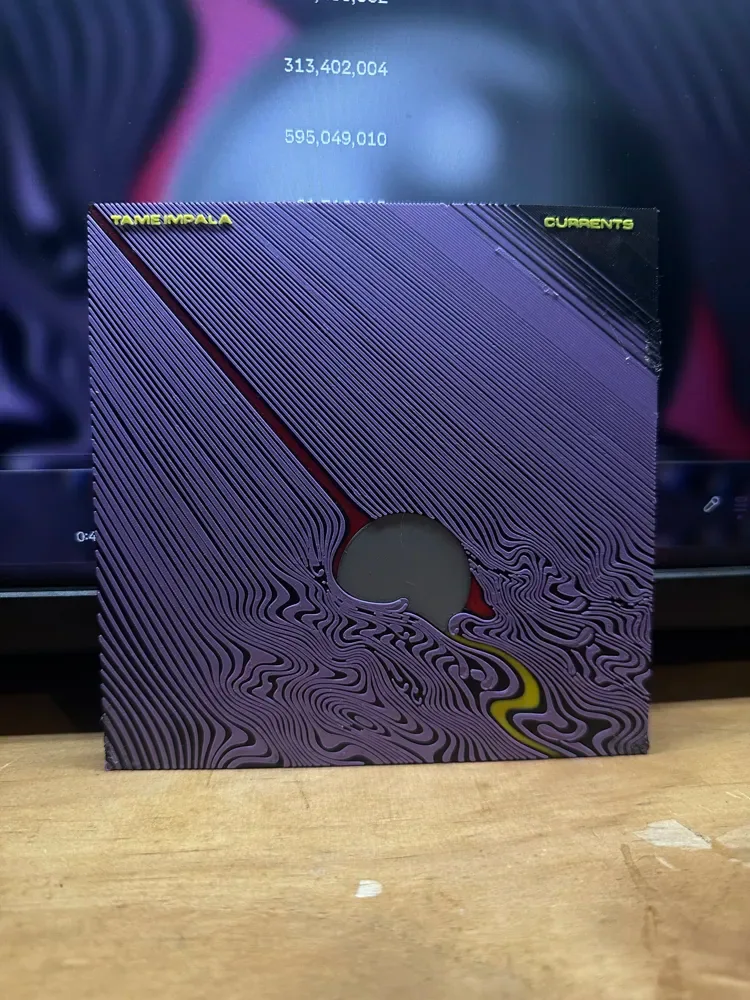 Corrientes - Portada del álbum Tame Impala ( 150x150 mm ), vista 3