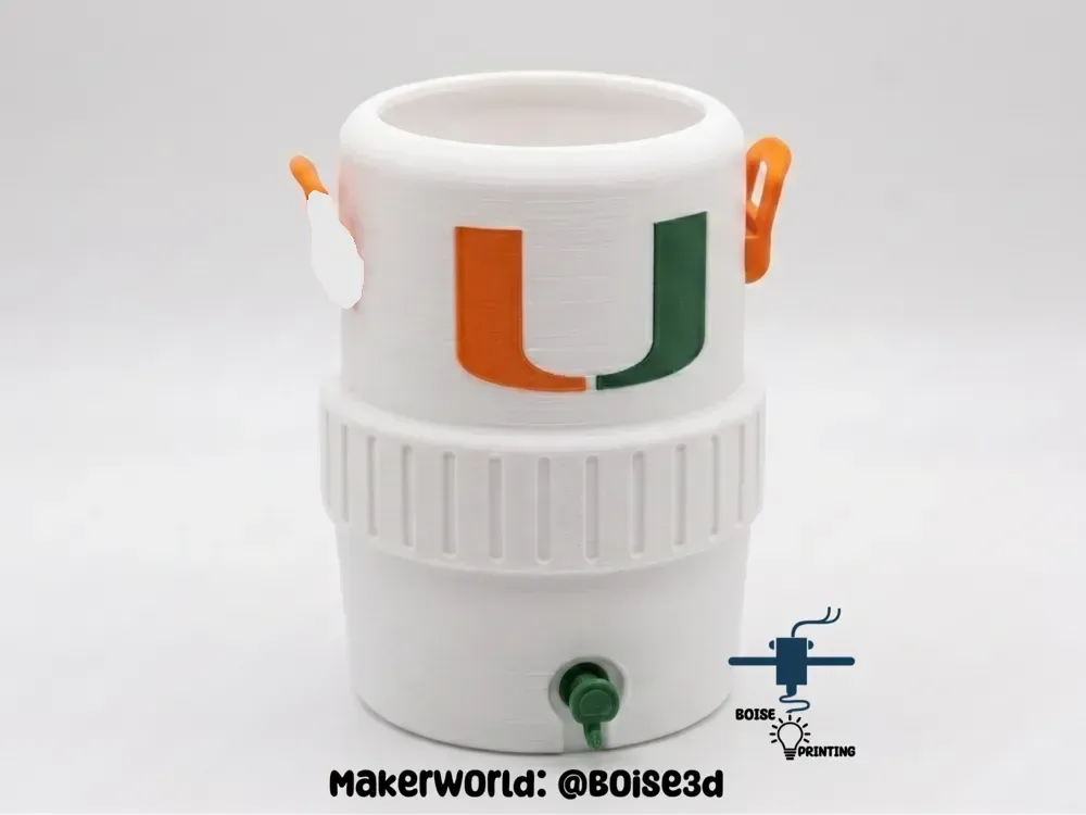 Huracanes de Miami – Enfriador de iglú Koozie, vista 1