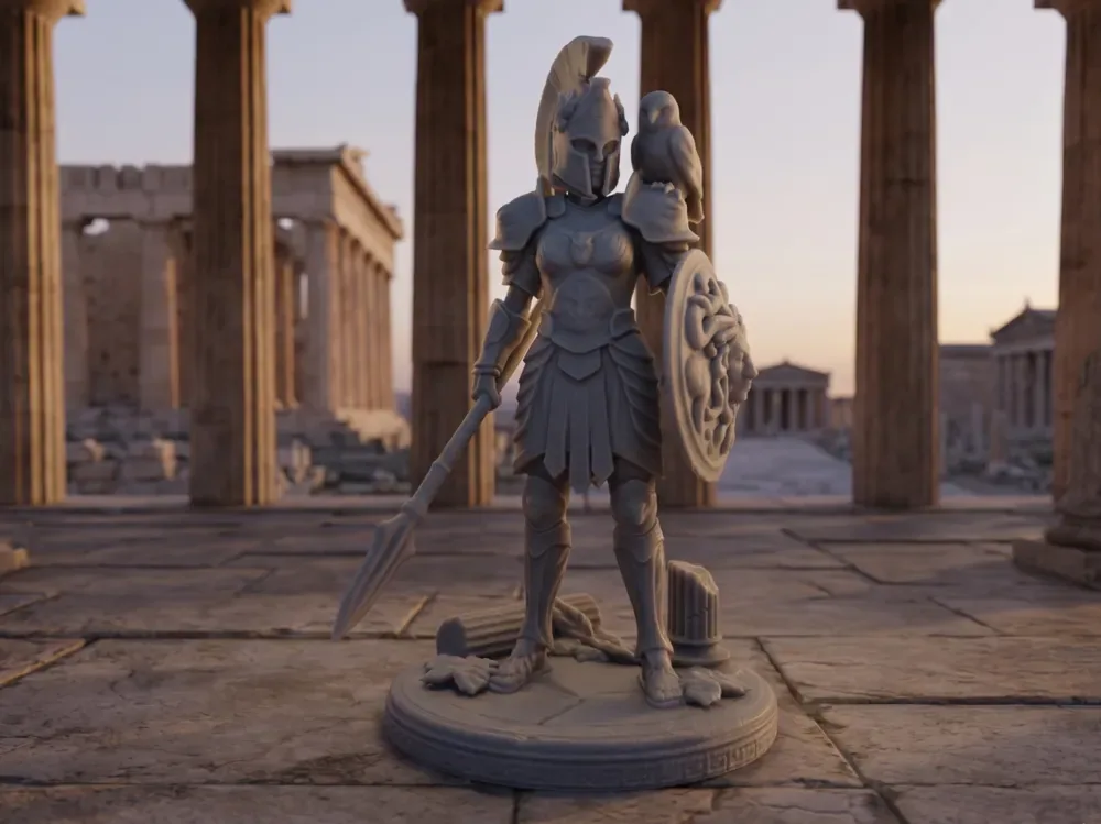 Atenea - Diosa de la Sabiduría - Dioses y Leyendas, vista 1